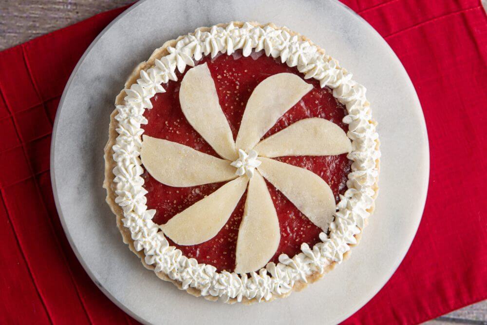 Cranberry Pear Tart