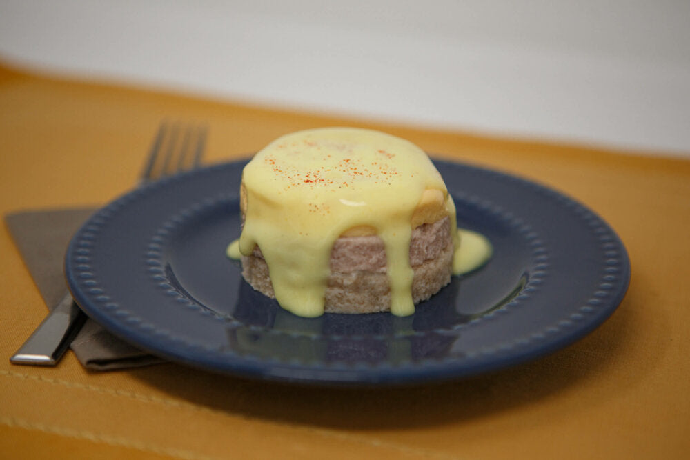 Pureed Eggs Benedict