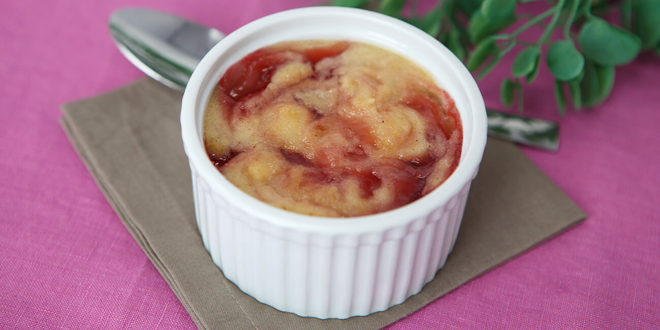 Level 4 Pureed Cherry Apple Breakfast Bake