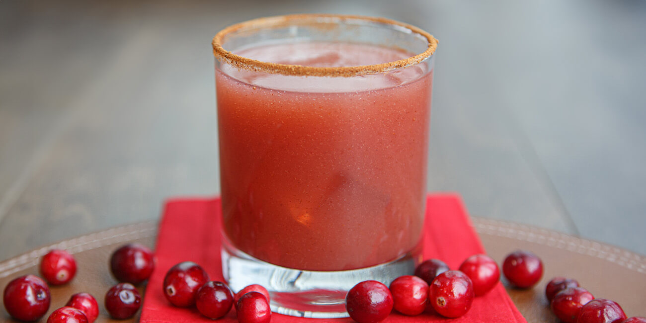 Cranberry Cinnamon Whiskey Sour