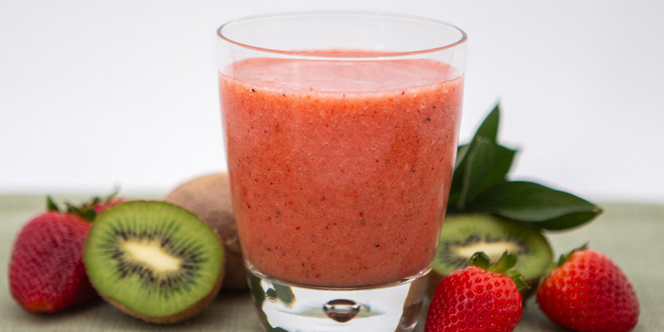 Strawberry Kiwi Fiber Smoothie