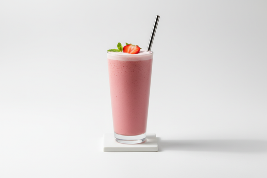 too much just strawberry milshake